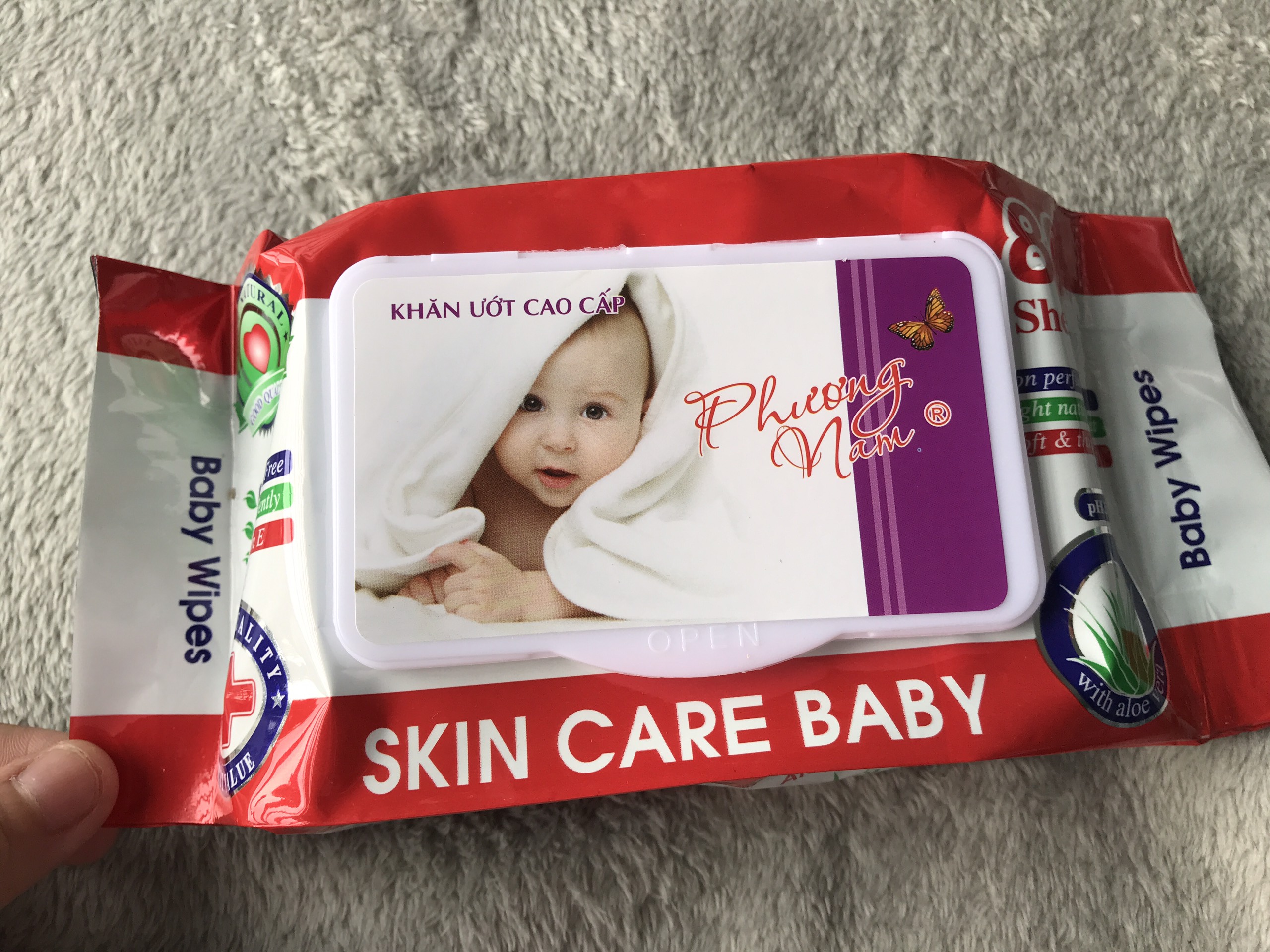 Khăn Giấy Ướt Baby 80 Tờ