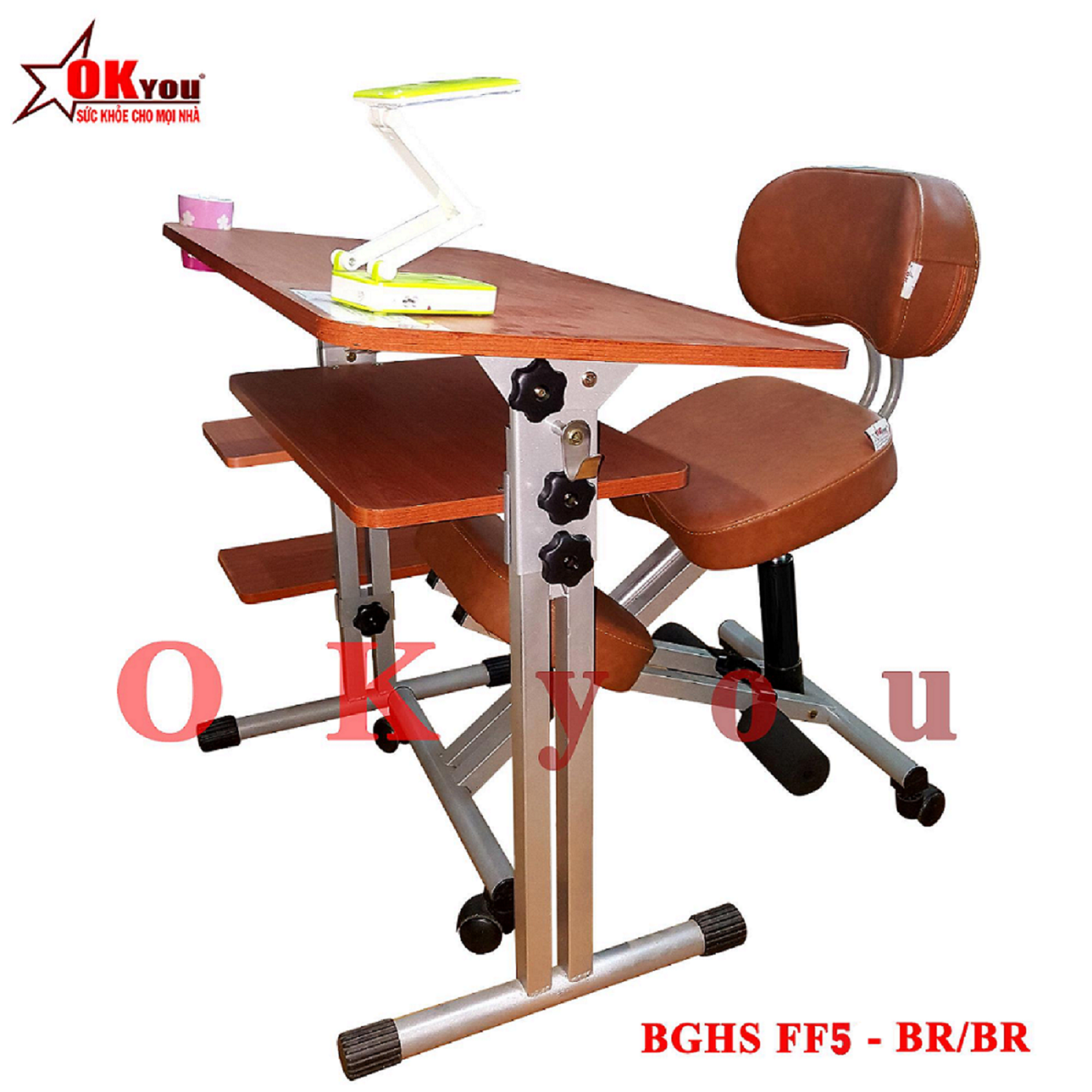 Bộ bàn ghế học sinh okyou bghs ff5