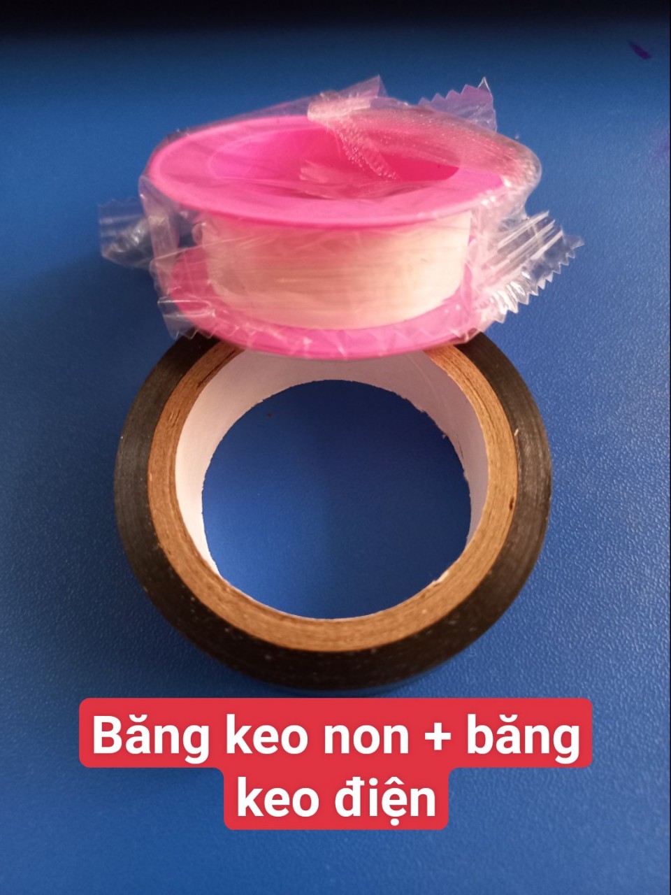[Giá hủy diệt] COMBO BĂNG KEO ĐIỆN VÀ CUỘN BĂNG KEO NON QUẤN ỐNG NƯỚC