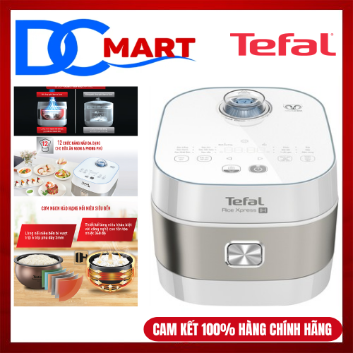 Nồi cơm điện cao tần Tefal 1.5 lít RK762168 - Hàng Chính Hãng Bảo Hành  2 Năm
