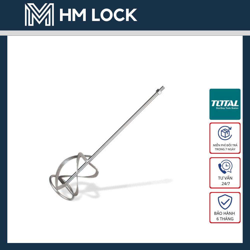 Cần trộn sơn size 120, 160mm total - hàng chính hãng - hm lock