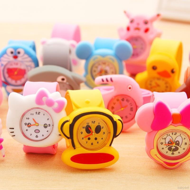 ☂ Đồng Hồ Đeo Tay Bằng Nhựa Thiết Kế Hoạt Hình Đa Dạng Tùy Chọn Cho Bé