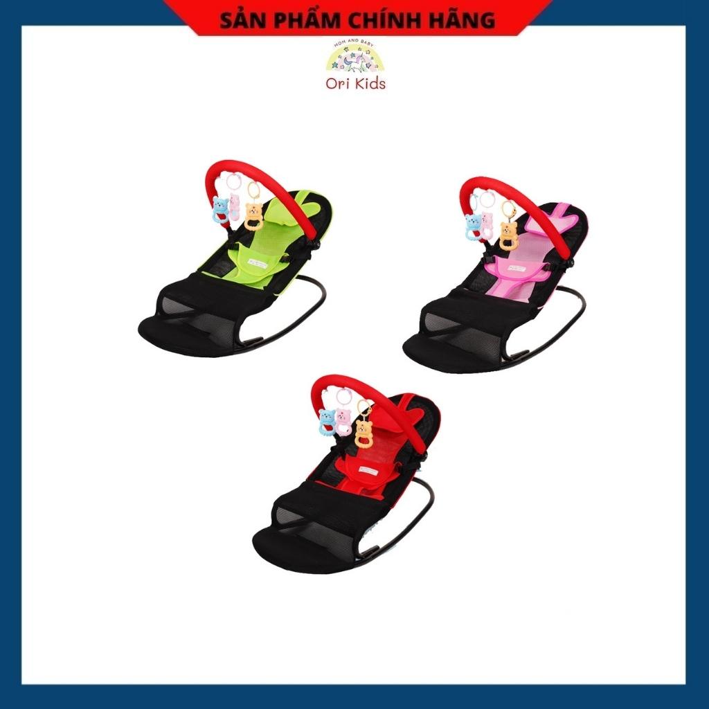Ghế rung cho bé đa năng bập bênh - loại tự nhún có đồ chơi cho trẻ ngủ Ori Kids