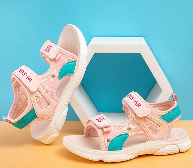 Dép sandal bé gái đi học siêu nhẹ size 27 - 37 - ad117