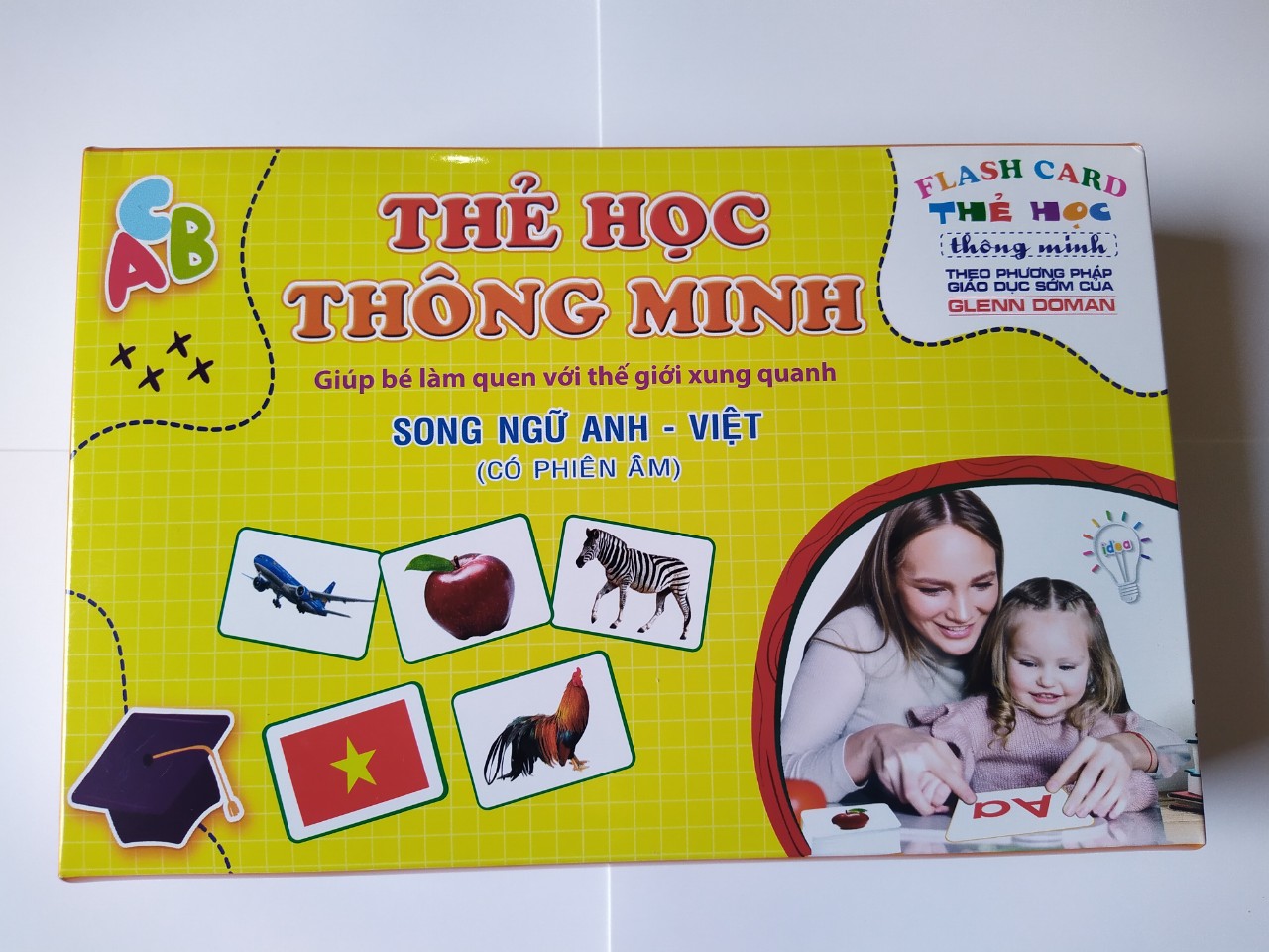 [HCM-Xả kho] Bộ thẻ học thông minh flashcard 18 chủ đề chuẩn Glenn Doman cho bé