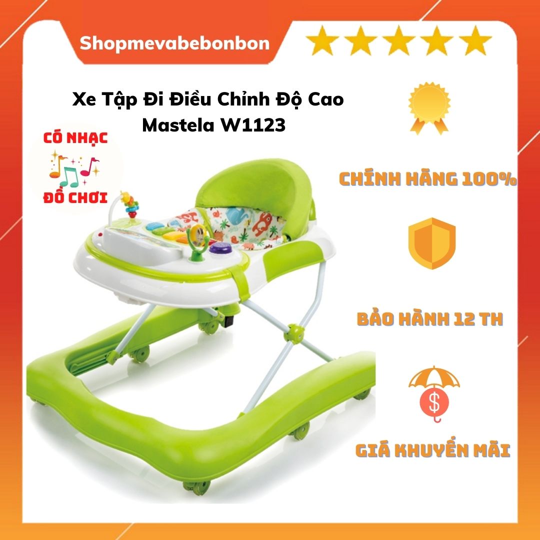 Xe Tập Đi 2 Giai Đoạn MASTELA 1123 Có Nhạc Và Đồ Chơi Cho Bé - Chính Hãng Bảo Hành 12 Tháng