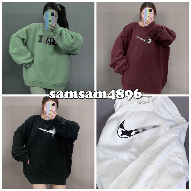 Áo nỉ tích, Áo Sweater nỉ chui đầu Ulzzang Basic
