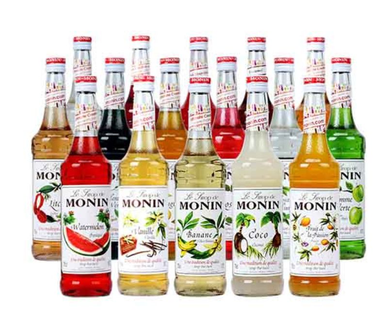 (100g)Siro Monin (Syrup Monin/)chai chiết 100g dùng để thử vị ,làm món mới