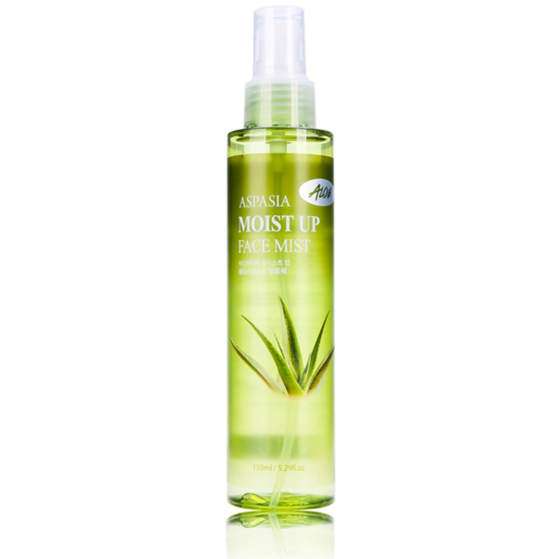 Xịt khoáng dưỡng trắng da lô hội Aspasia Moist Up Face Mist Hàn Quốc 150ml