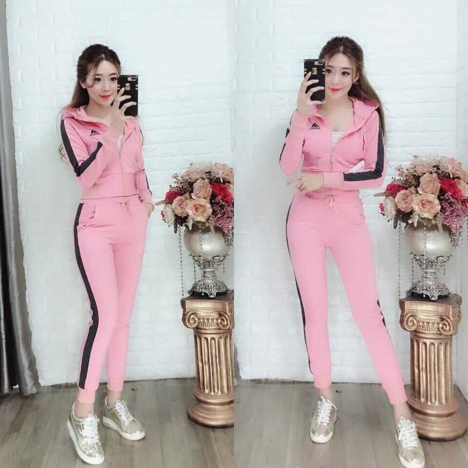 ĐỒ BỘ THUN DA CÁ TAY DÀI DÂY KÉO MẪU MỚI 2020 XÌ TIN ĐẸP MẮT (GS 3 MÀU)  HÀNG MỚI RA UZU.STORE