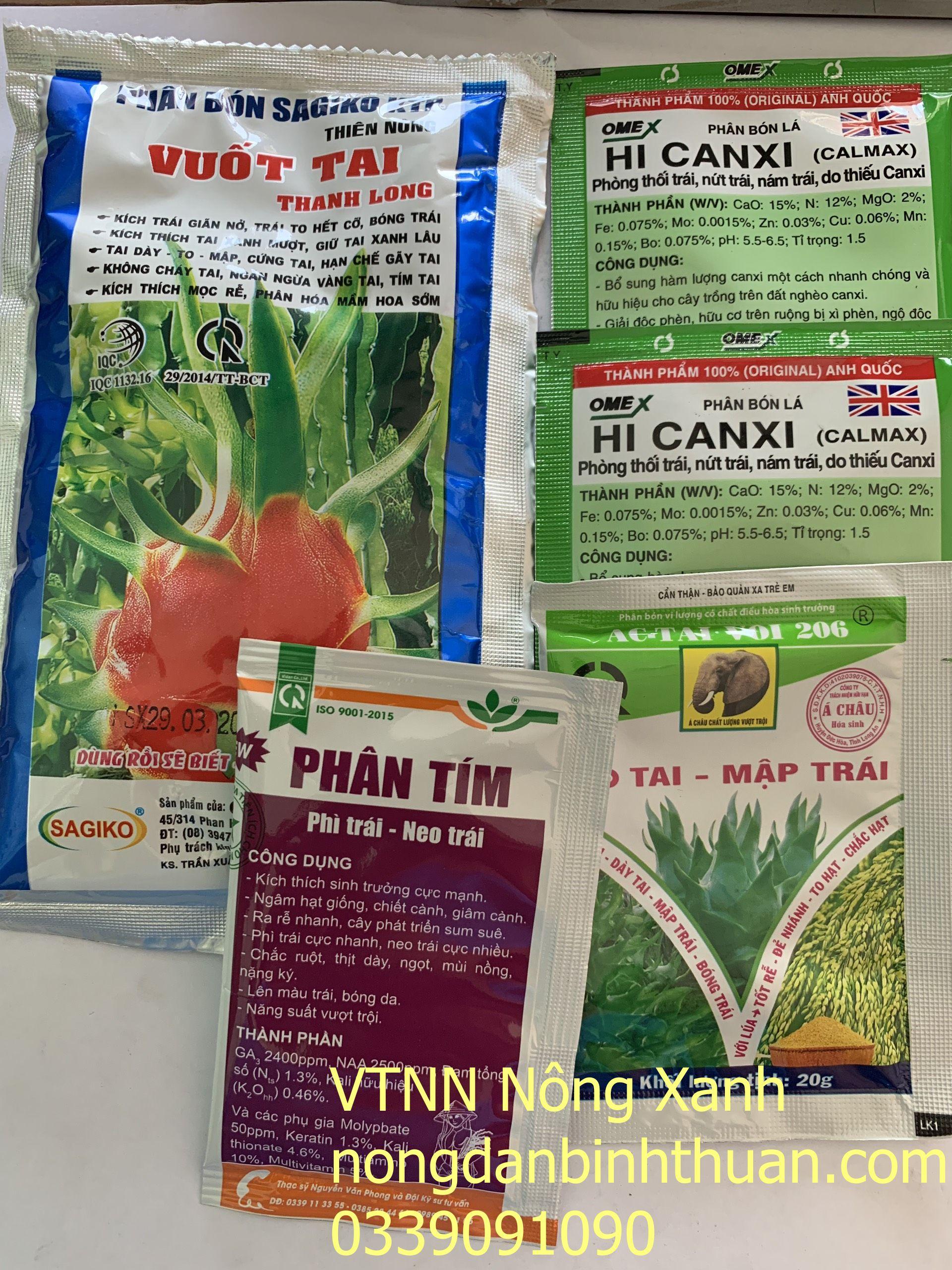 Bộ sản Phẩm Vuốt Tai Thanh long Tại Bình Thuận