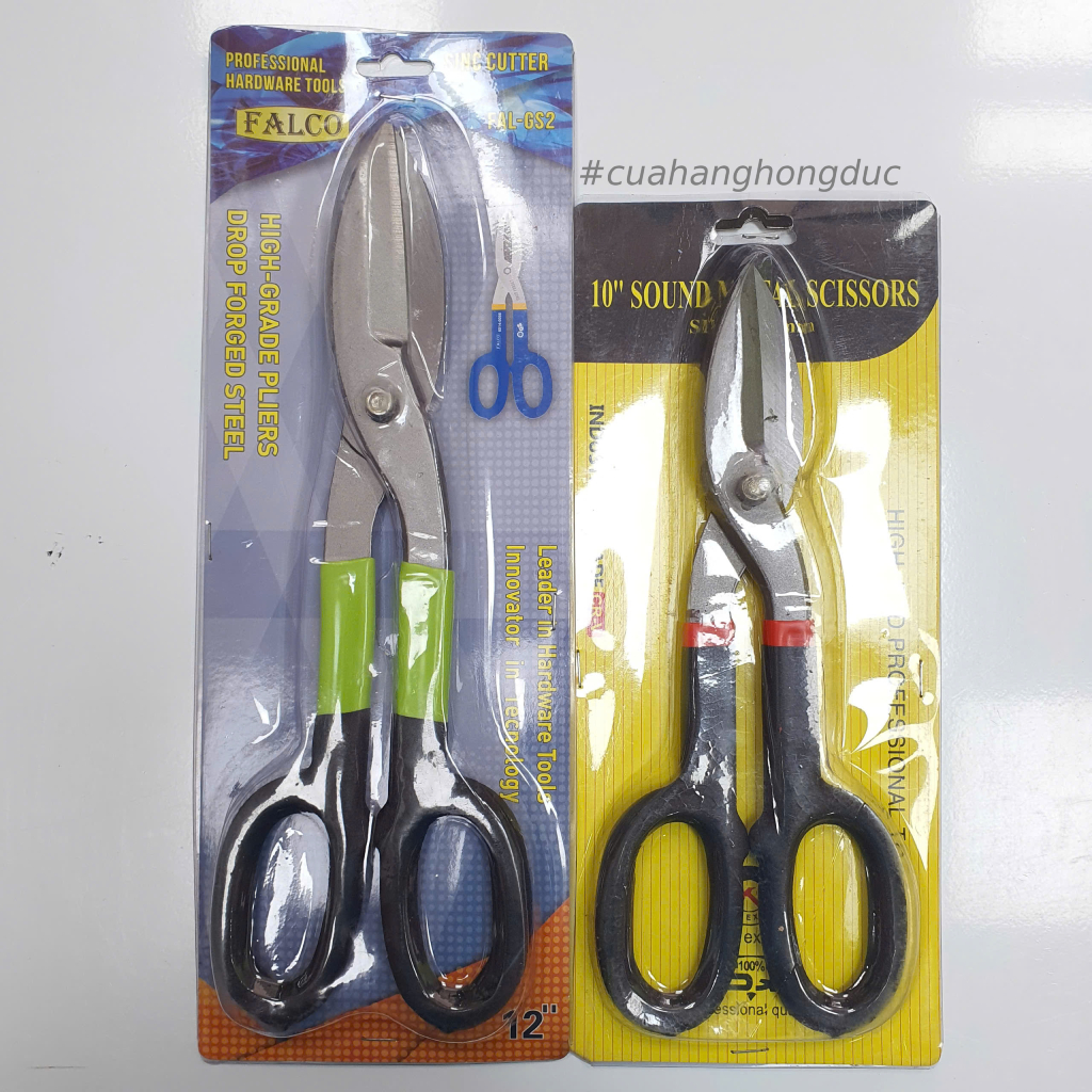 Kéo cắt tôn 10 inch (250mm) và 12 inch (300mm)