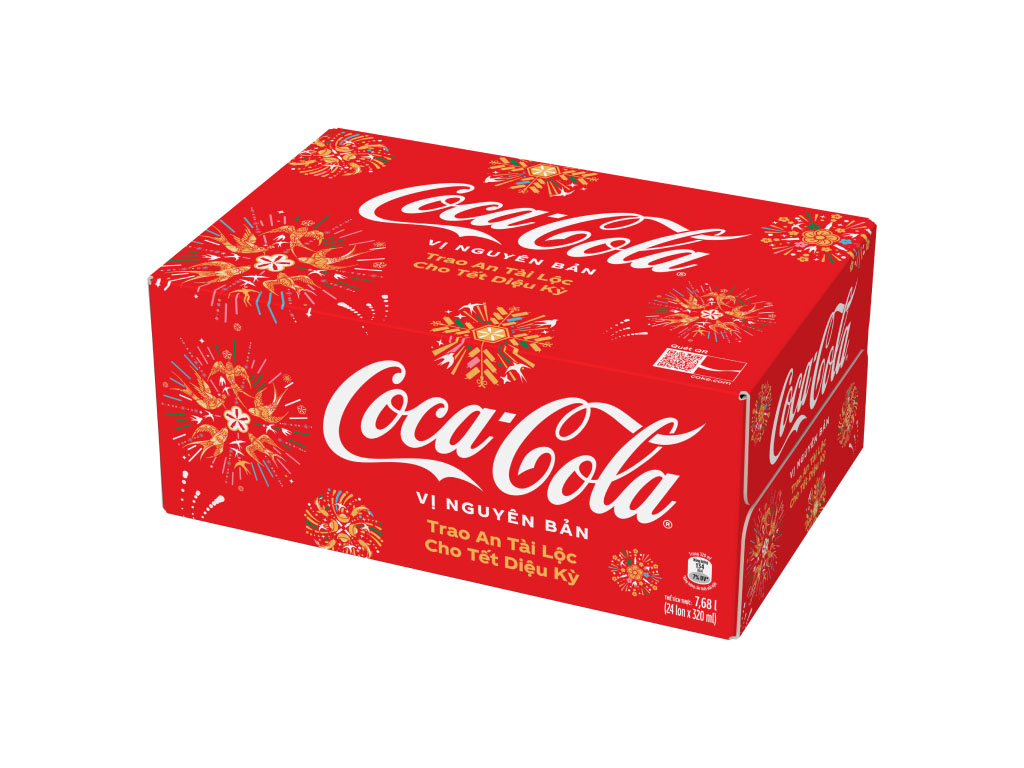 [ CHỈ GIAO HỎA TỐC HỒ CHÍ MINH ]  Coca-cola Lon Cao thùng 24 lon 330 Ml