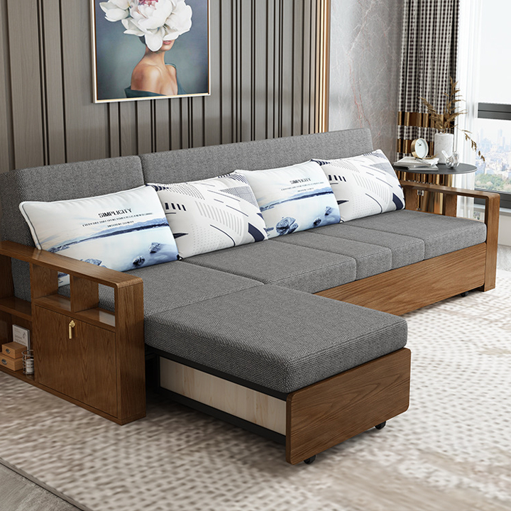 Giường đơn gấp gọn đa năng kèm ngăn chứa đồ kích thước rộng 80 cm x dài 1m95