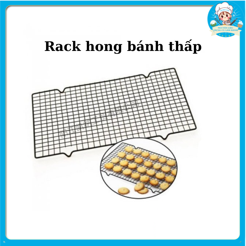 Rack hong bánh thấp hàng cao cấp rack hong bánh giúp bánh thoáng nhanh khô, nguội
