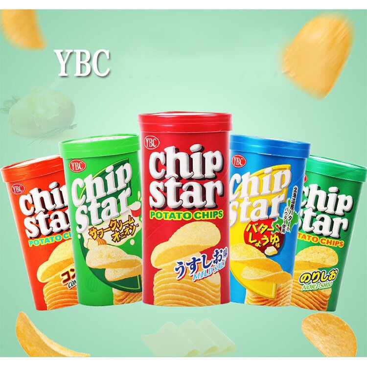 Snack khoai tây ChipStar Nhật Bản 50g nhiều vị lựa chọn