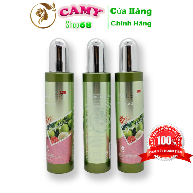 Xịt dưỡng bưởi ngăn rụng và kích thích mọc tóc grapefruit valer 220ml camy shop68