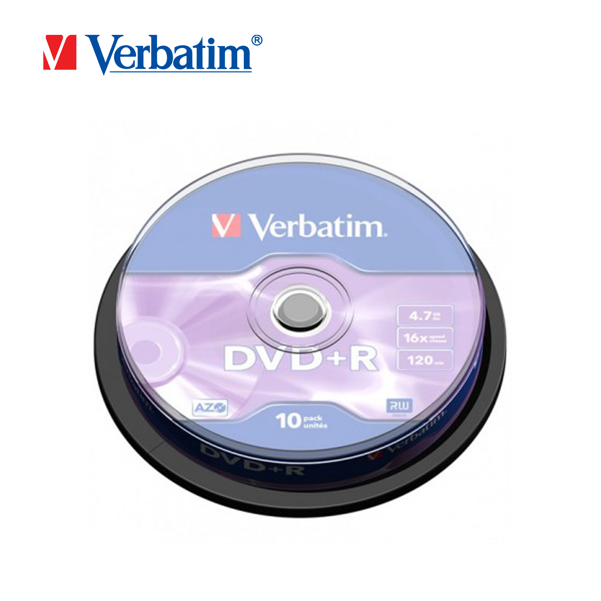 Đĩa Verbatim DVD+R 4.7GB 16X 10k Spinndle