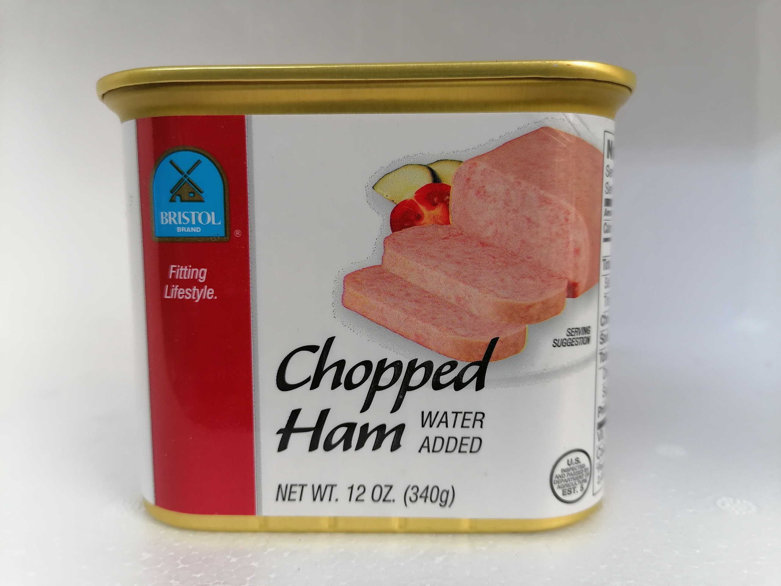 [340g – CHOPPED] Thịt Ham xắt nhỏ [USA] BRISTOL Chopped Ham (nhn-hk)