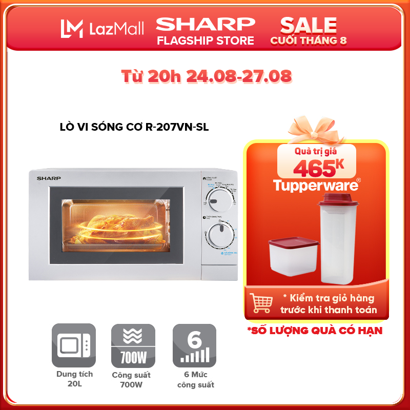Lò vi sóng cơ r-207vn-sl/r-209vn-sk - hàng chính hãng bảo hành 12 tháng