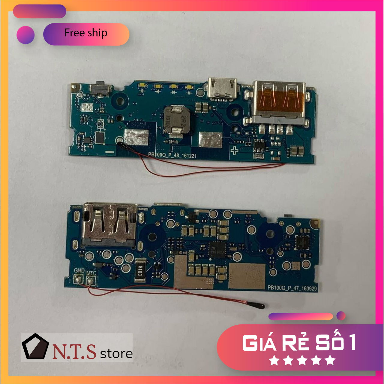 Mạch sạc xiaomi gen 2 ( 1 cổng) - Hỗ trợ sạc nhanh