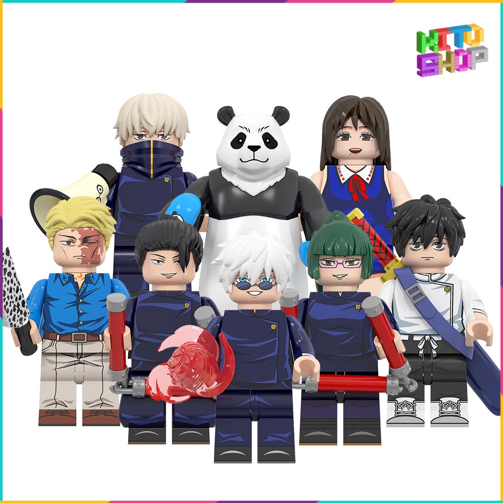Đồ Chơi Lắp Ráp Minifigures Chú Thuật Hồi Chiến Jujutsu Kaisen Anime Panda