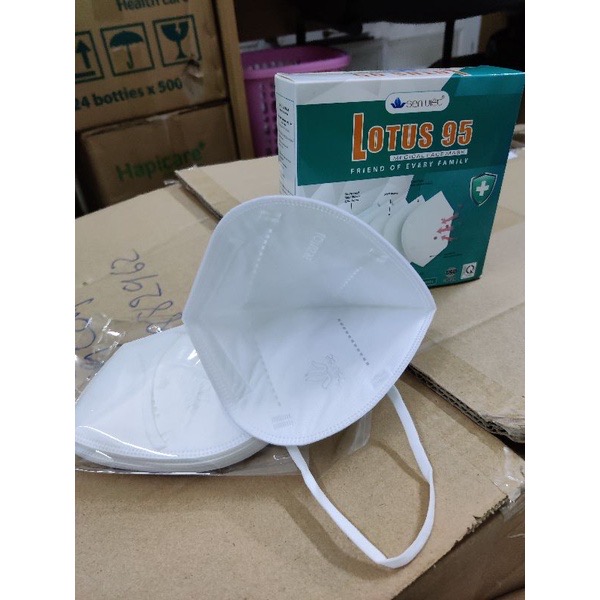 Khẩu trang y tế Lotus 95 form KN95 hộp 10 cái