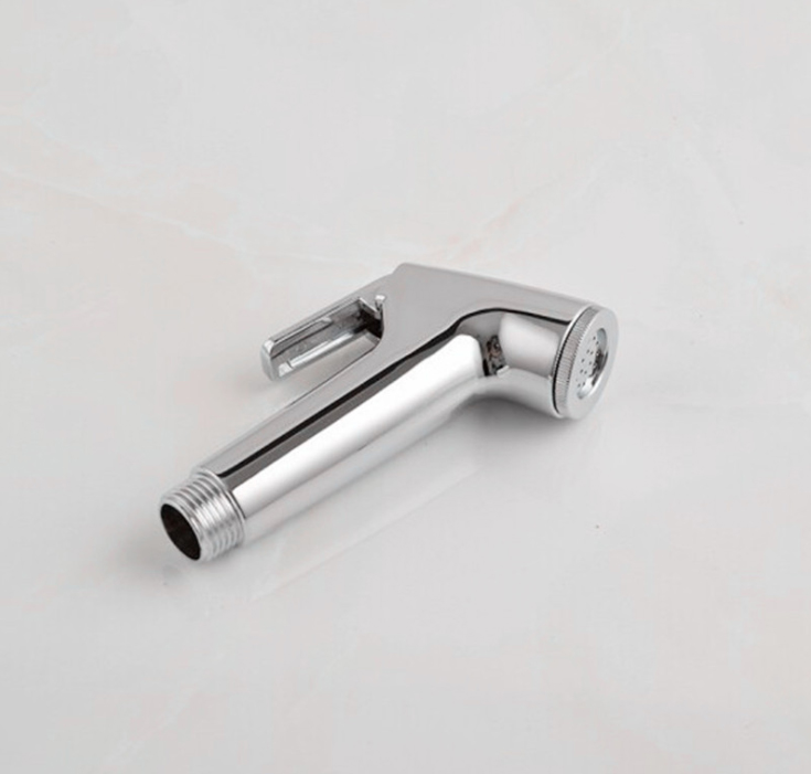 Đầu vòi xịt và vòi xịt kèm dây xịt rửa nhà vệ sinh toilet cao cấp mạ inox