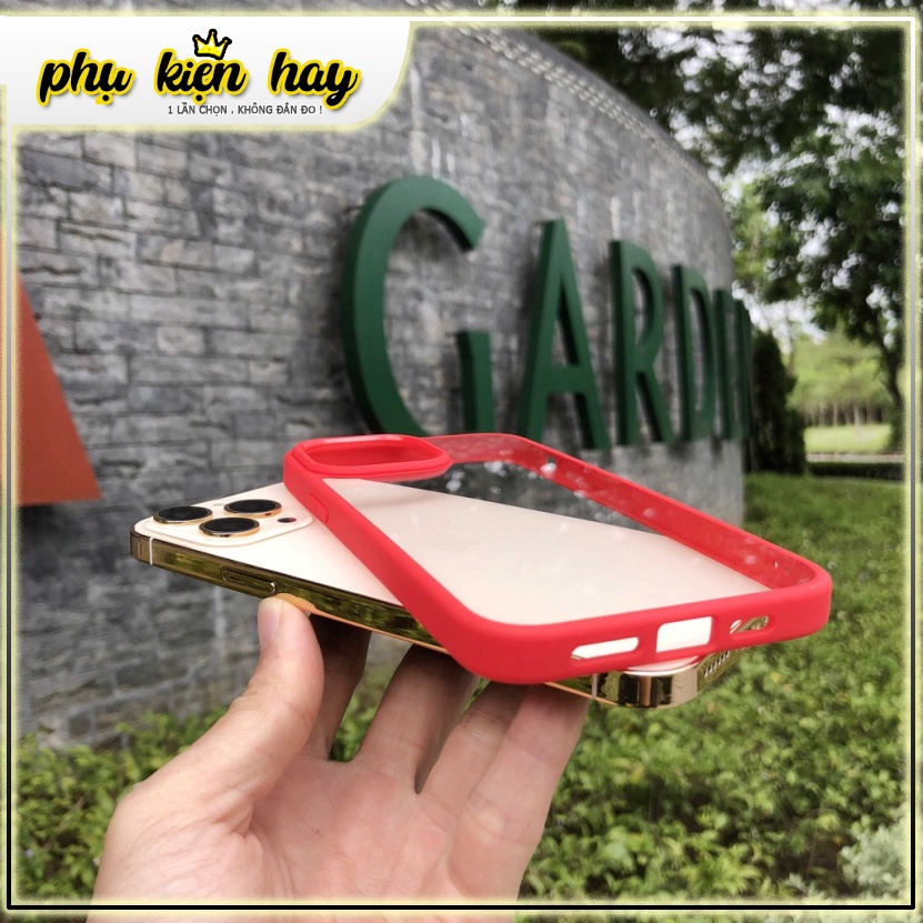 Ốp viền tpu chống sốc , lưng pc trong suốt không ố màu iphone 13 mini, 13 , 13 pro , 13 pro max