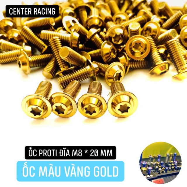 Ốc proti m8 * 20mm ốc đĩa ; gác chân
