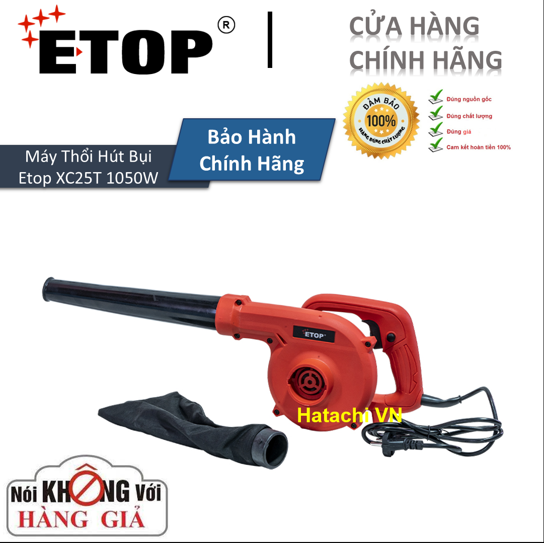 Máy thổi bụi - hút bụi etop zc-35t | công suất 1050w cực mạnh - máy hút bụi đa năng |.