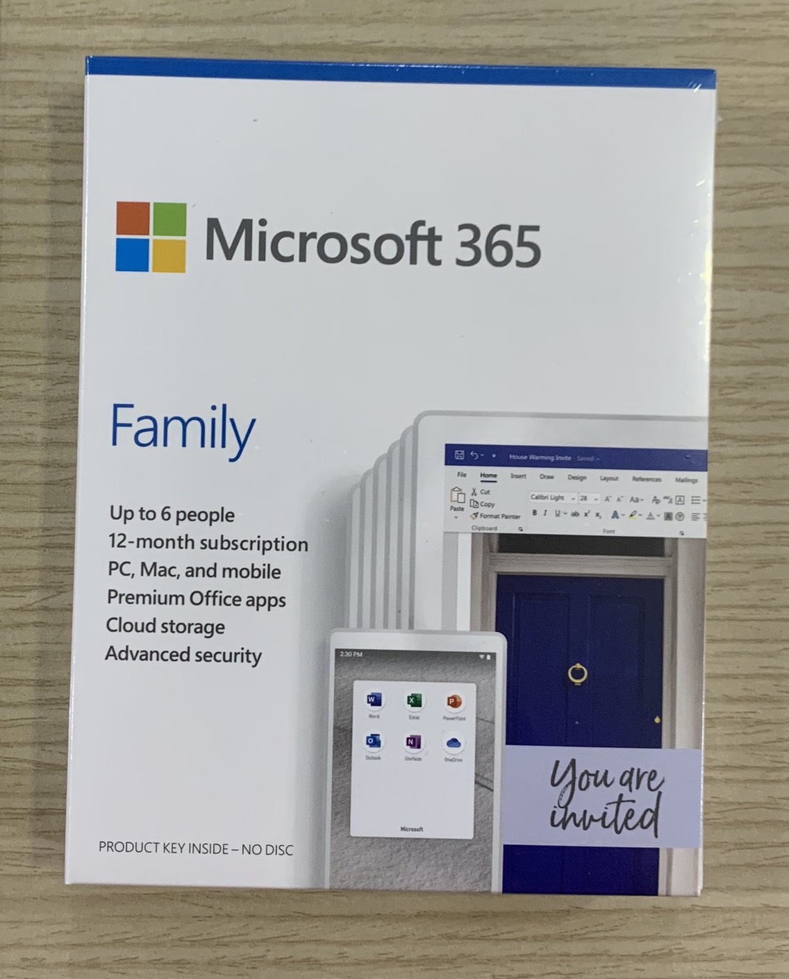 Phần mềm Microsoft 365 Family 01 năm 06 tài khoản 30 thiết bị