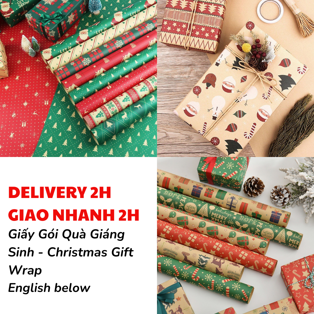 Giấy Gói Quà Giáng Sinh - Christmas Gift Wrap DCXM73