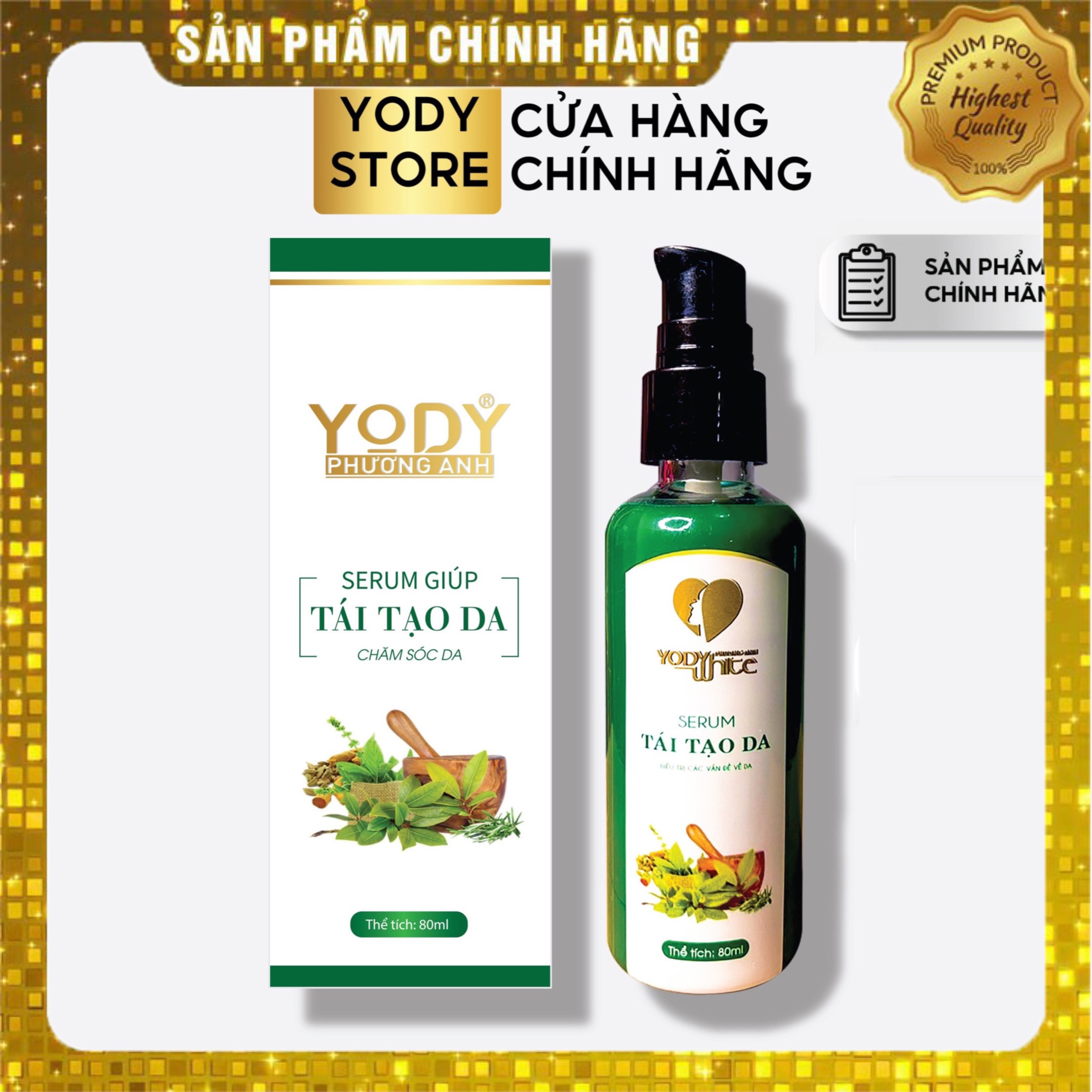 Tái tạo yody phương anh 80ml