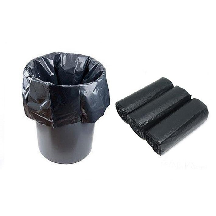 1kg Túi rác tự phân hủy size TRUNG 55 x 65 cm ĐEN - Loại Tốt