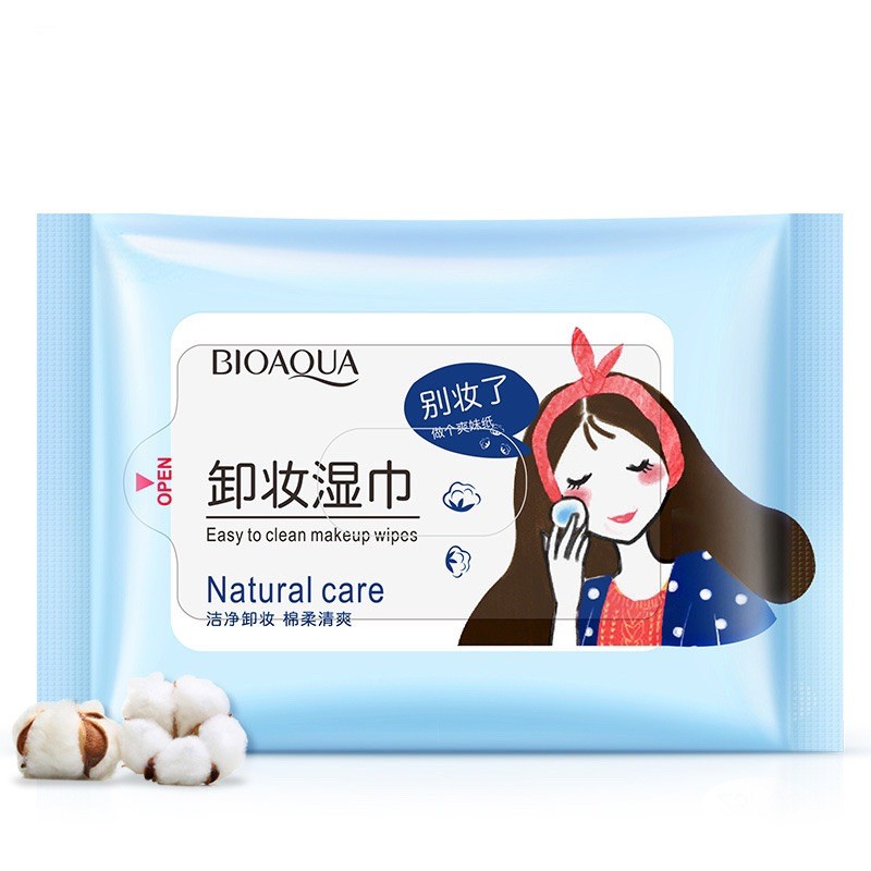 [HCM]Khăn Giấy Ướt Tẩy Trang Bio Aqua