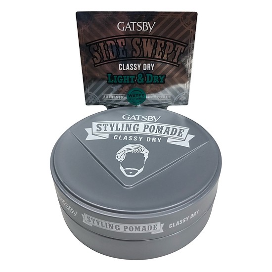 Wax Vuốt Tóc Gatsby Pomade Classy Dry (75g) (Product From Indonesia)