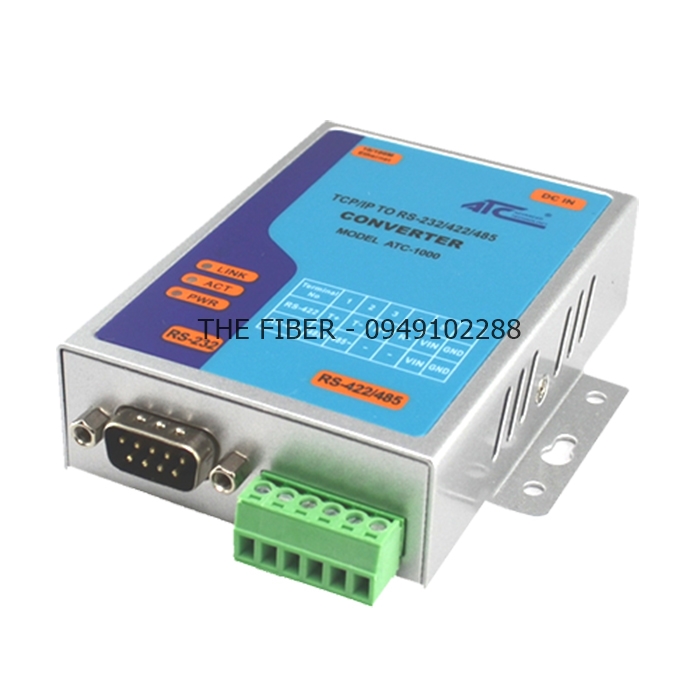 [HCM]ATC-1000 Bộ chuyển đổi tín hiệu từ RS232 RS485 RS422 sang Ethernet