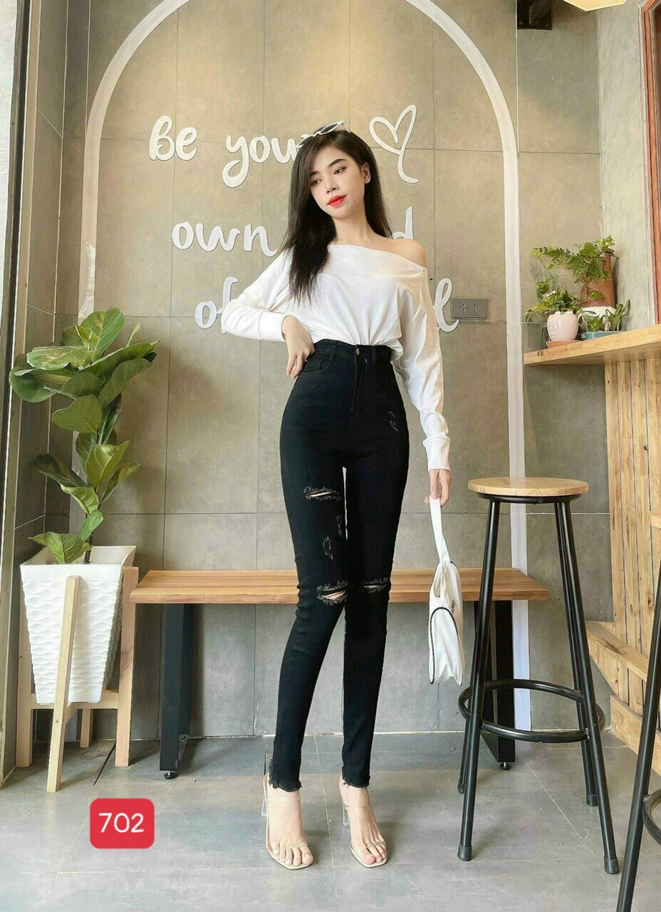 [HCM][CAM KẾT Y HÌNH] Quần Jean Nữ cao cấp Lưng cao tôn dáng  TMI702 SHALLY FASHION 92 dáng hót skinny màu cực tây, Form ôm co giãn đẹp đỉnh phong cách hàn quốc thời trang SHALLY FASHION 92 TM 0560