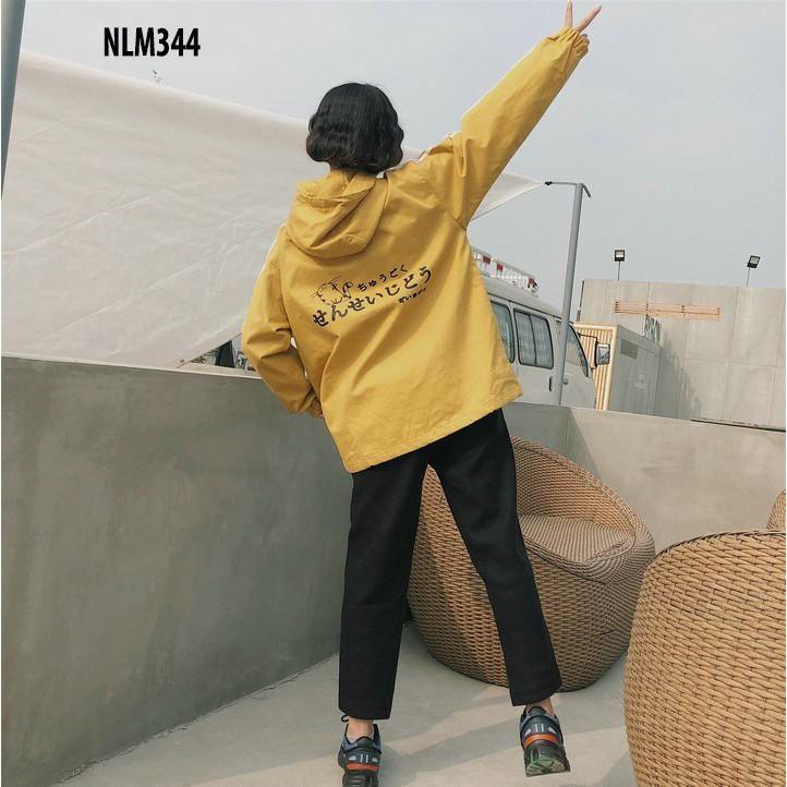 [HCM][LV] Áo khoác dù nữ form rộng in mèo Nhật phối sọc tay - Áo khoác chống nắng nữ - Áo khoác nữ - Áo khoác dù nam nữ - Áo khoát nữ - Áo khoác dù nữ hàn quốc - Áo khoác gió nữ - áo khoác dù nữ - áo khoát dù nữ - cá tính - áo khoác đẹp