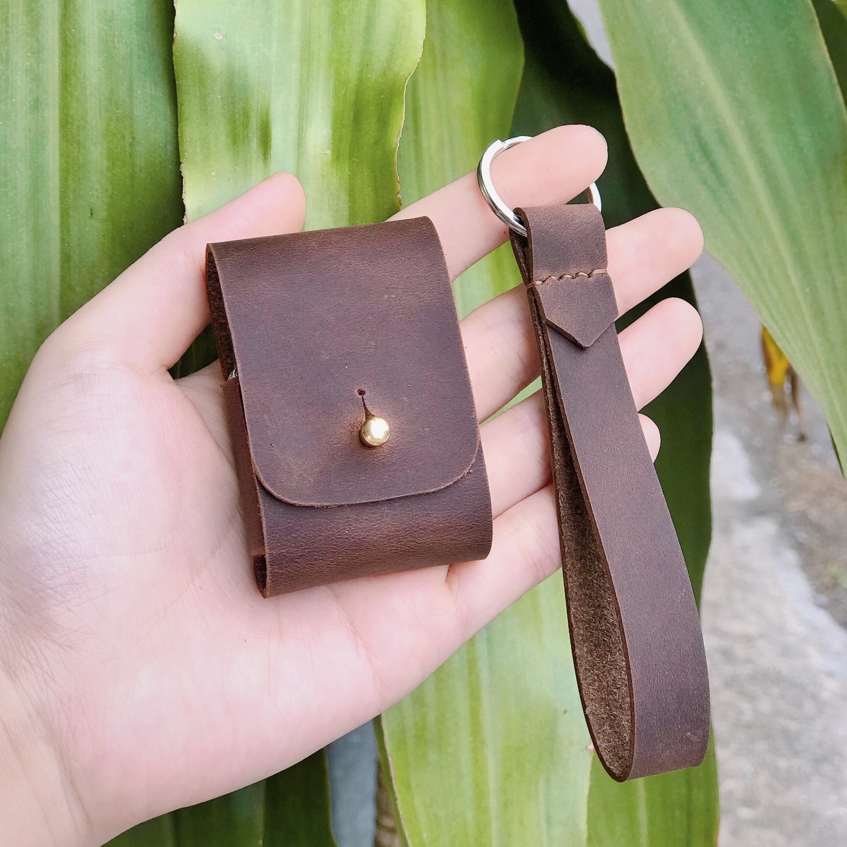 Bao zippo da bao da bật lửa zippo handmade làm theo yêu cầu bao da zippo bao zippo case