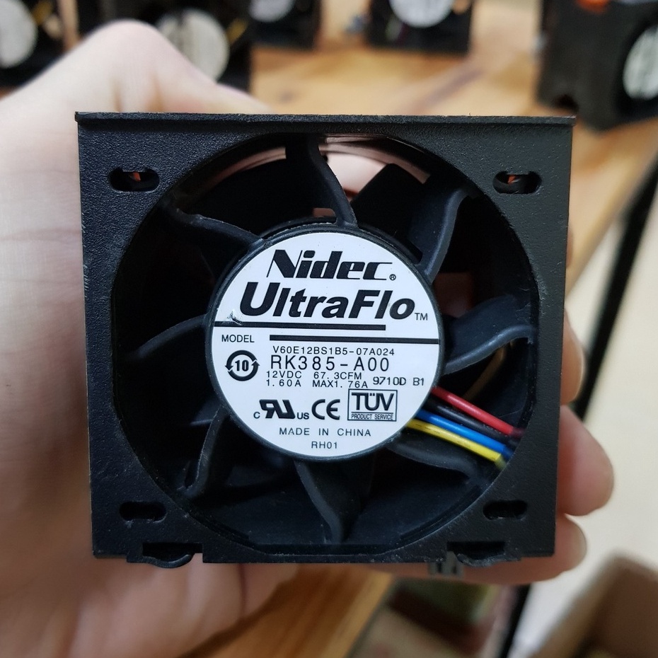 Quạt tản nhiệt siêu khỏe 12v 6x6 sanyo nidec delta tháo tủ siêu rẻ siêu khỏe