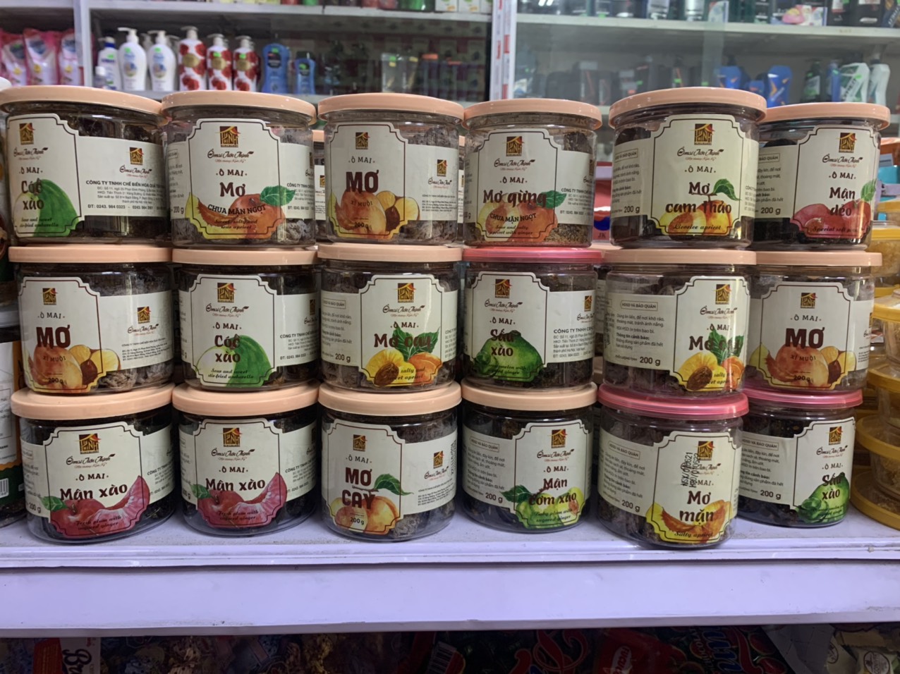 Ô mai tiến thịnh 200g đủ vị