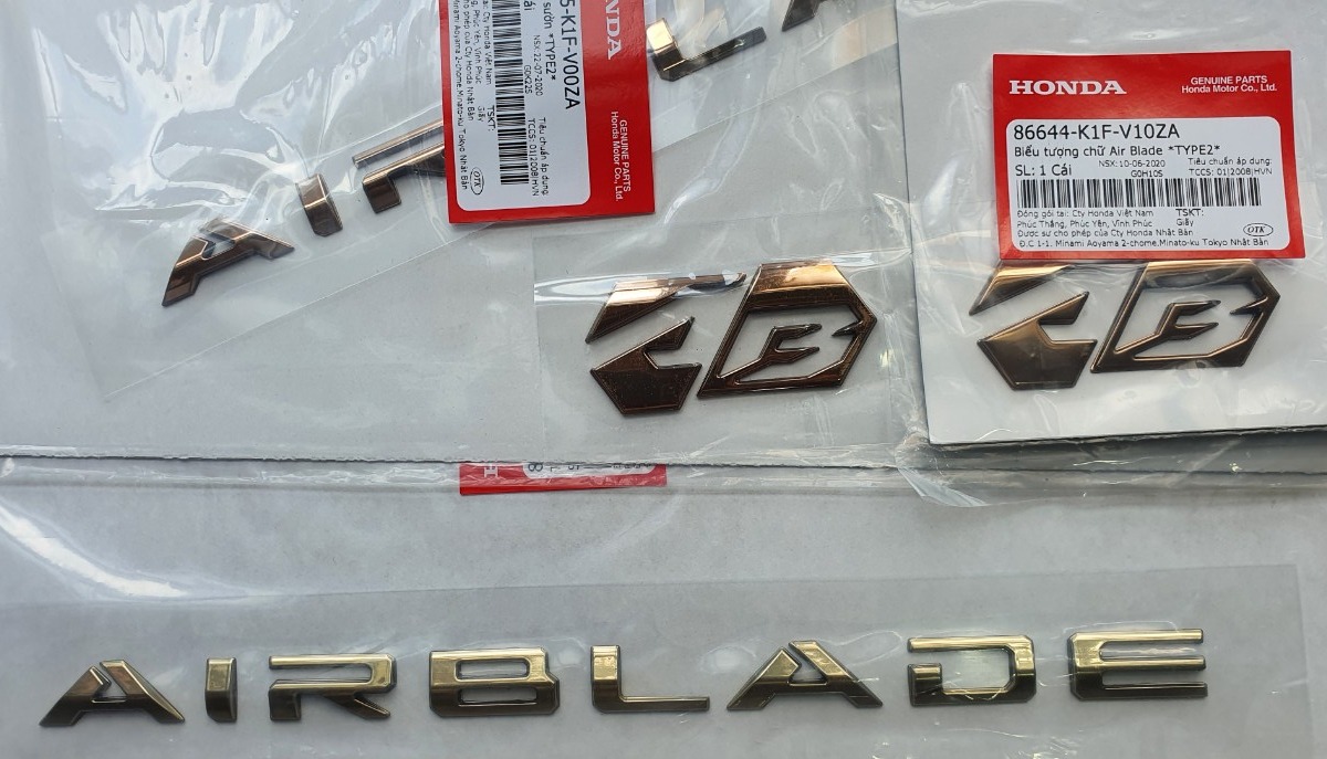 [HCM]BỘ TEM NỖI HONDA AIRBLADE 2020