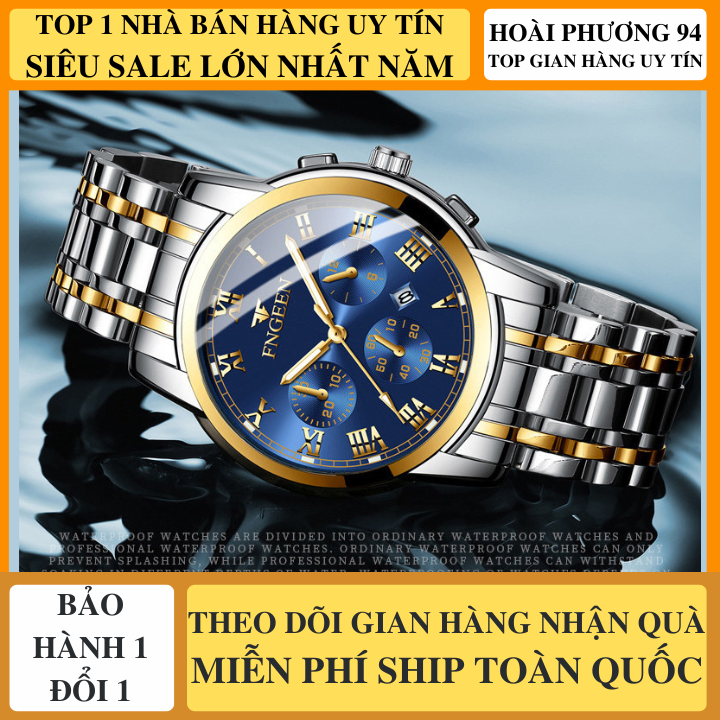 Đồng Hồ Nam FNGEEN Thời Trang Mẫu Mới Cực Hot Chống Nước IPX7 Phù Hợp Với