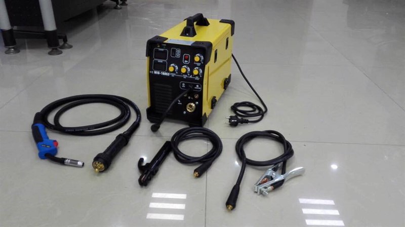 Máy hàn mig kowell 250 kèm mỏ 5 mét và cuộn dây lõi thuốc