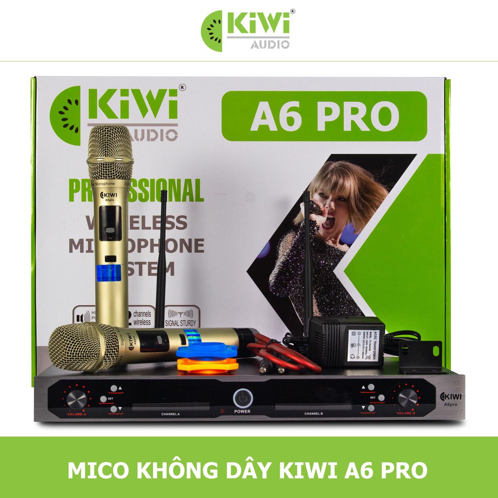 Micro không dây kiwi a6 pro