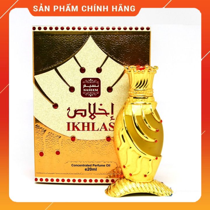 Tinh dầu nước hoa nội địa Dubai Ikhlas ngọt ngào, tinh tế