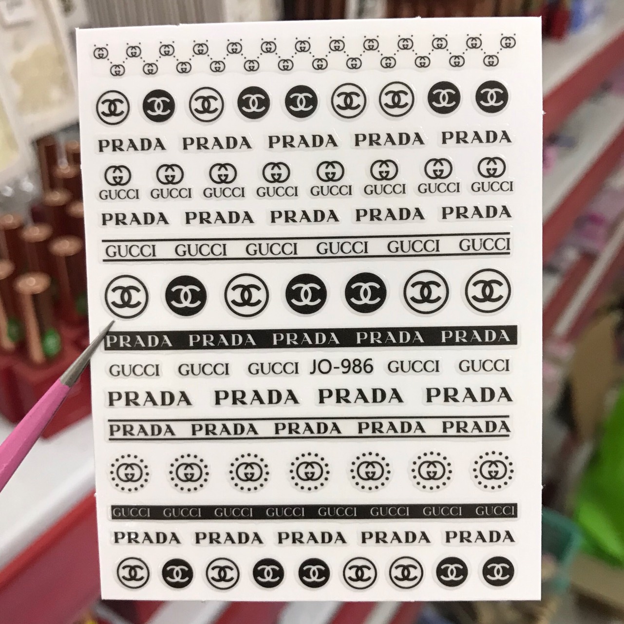 Sticker Dán Móng, Sticker Thương Hiệu - Sugar Nails