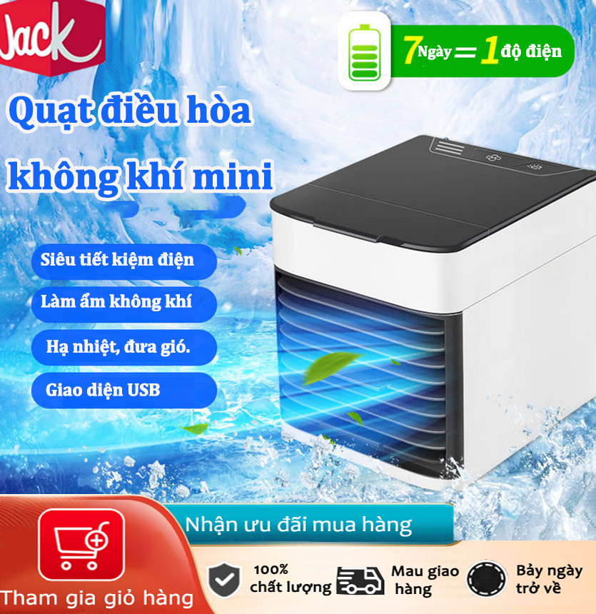 Jack Máy lạnh mini di động Máy làm lạnh nhỏ cho gia đình Máy lọc ẩm